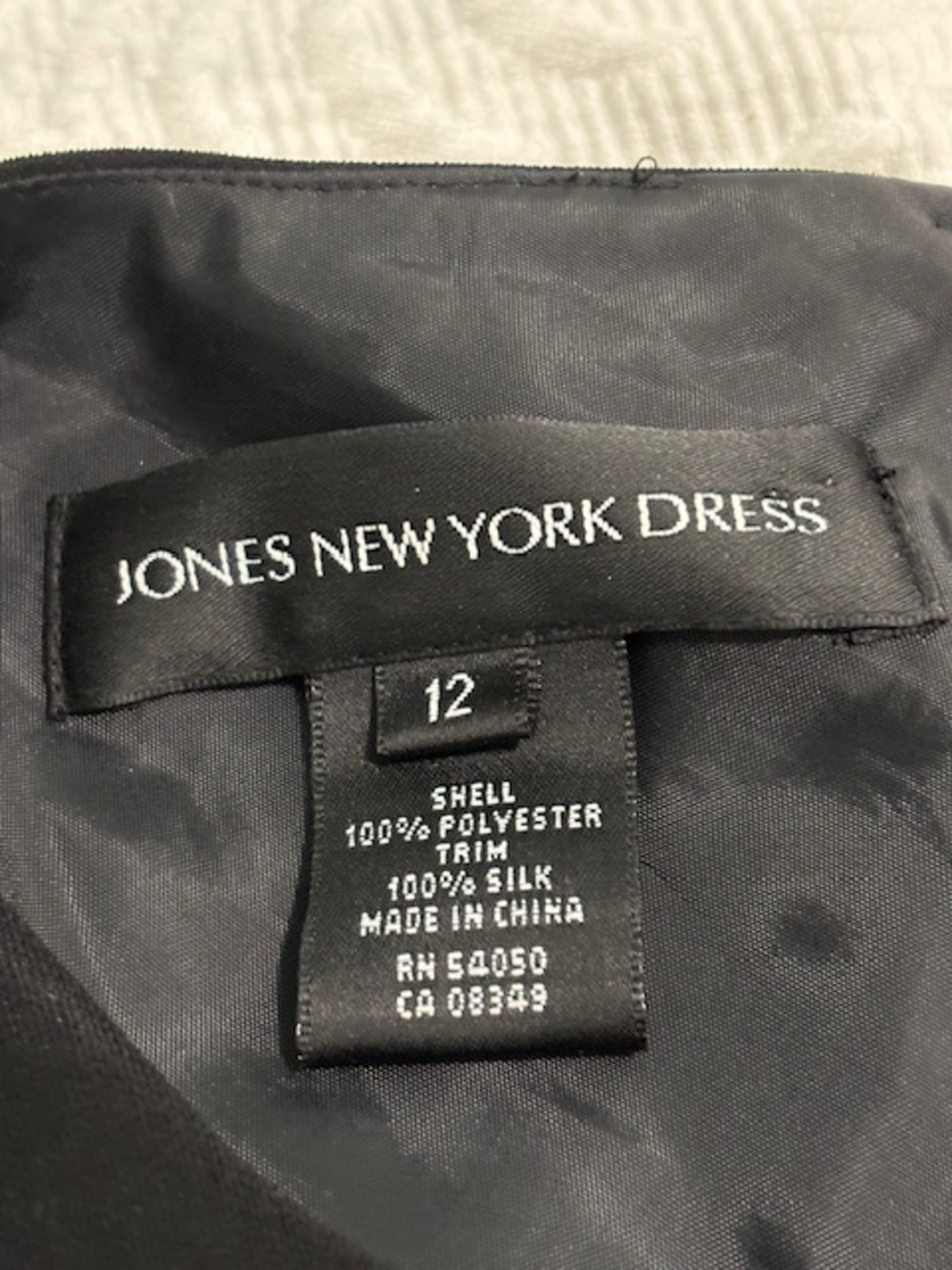 Jones New York Ladies’ Black Dress - Size 12 - Picture 4 of 5